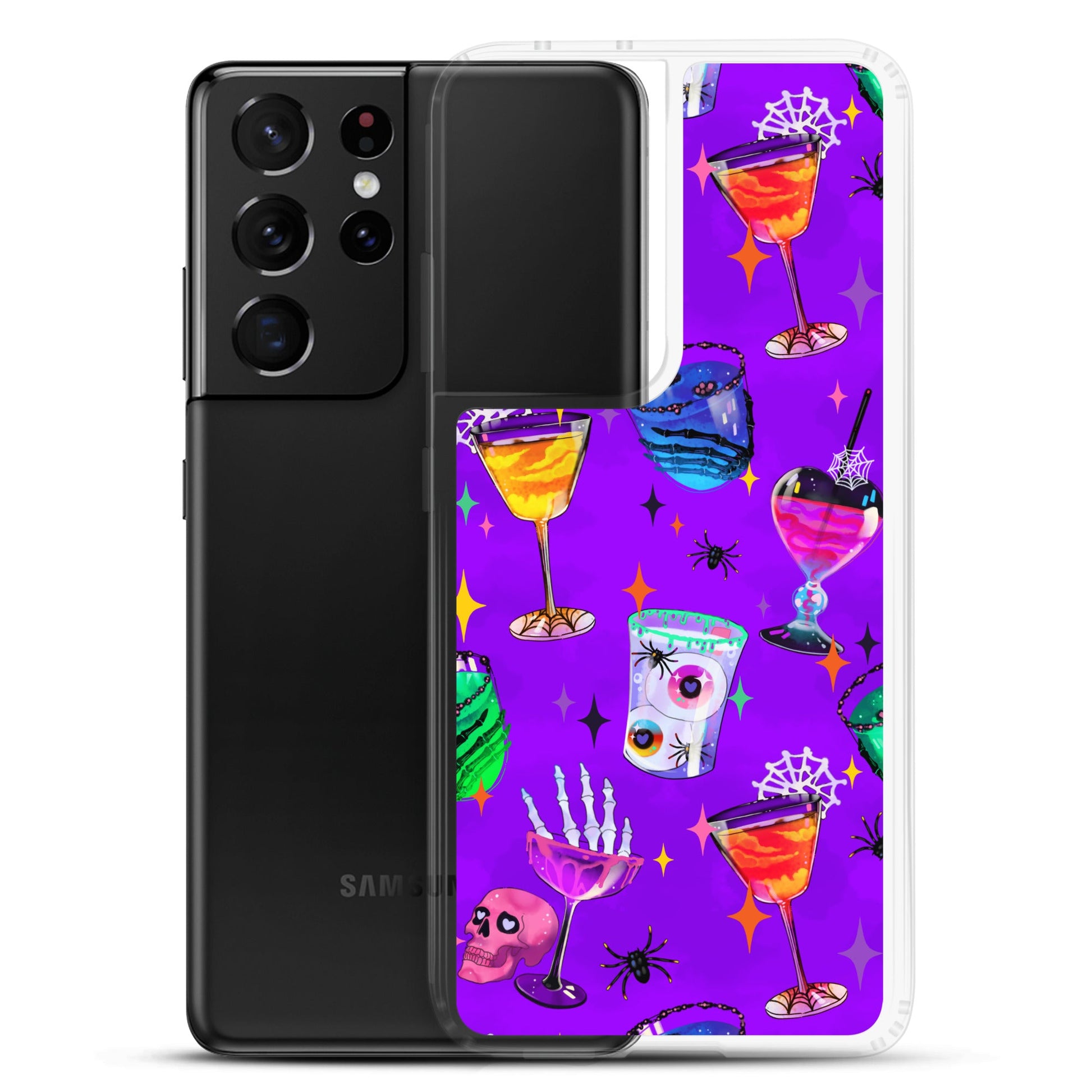 Protect your phone stylishly with the Monster Party Samsung® Clear Case, featuring vibrant, fun graphics and solid design.
