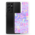 Glitter Gains Samsung® Clear Case showcases a stylish design while providing essential protection for your device.