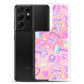 Sleek Glitter Gains Samsung® Clear Case offers stylish protection against scratches and dirt for your Samsung® phone.