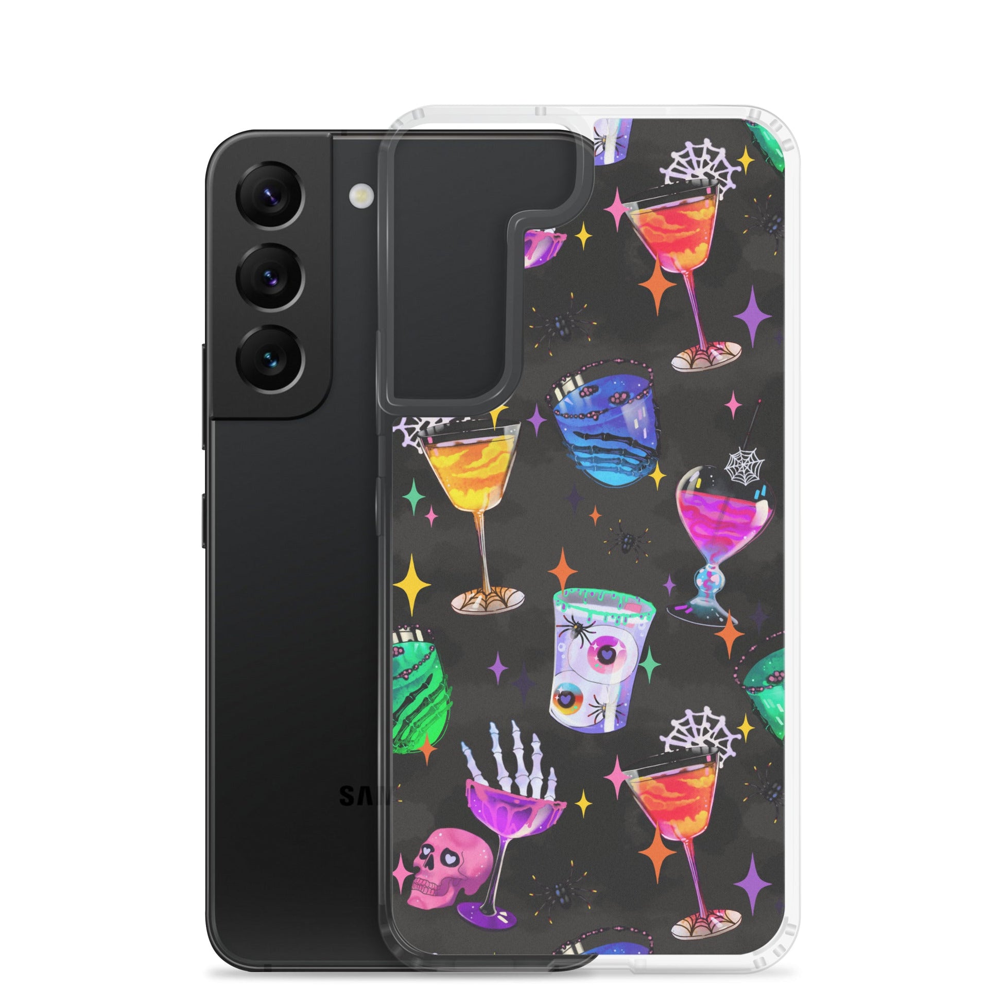 Protect your Samsung® with the stylish Monster Party Samsung® Clear Case featuring vibrant, playful designs.