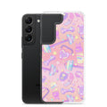 Stylish Glitter Gains Samsung® Clear Case offers sleek protection for your phone against scratches and dirt.