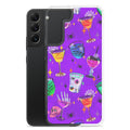Monster Party Samsung® Clear Case showcases vibrant Halloween-themed designs while offering great protection for your phone.