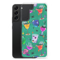Colorful Monster Party Samsung® Clear Case offers stylish protection with a solid back and flexible sides.