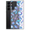 Stylish Sea Princess Samsung® Clear Case featuring seashells and sparkles, offering sleek protection for your phone.