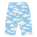 High-waisted Cloudy Sky Biker Shorts with a versatile cloud design, perfect for any outfit and ultimate comfort.