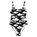 Stylish Cloudy Sky One-Piece Swimsuit featuring a dreamy cloud pattern, perfect for all figures and summer fun.