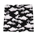 Soft and stylish Cloudy Sky Shorts with a unique cloud pattern, perfect for gym or casual outings.