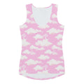 Soft and stylish, the Cloudy Sky Tank Top features a dreamy cloud design, perfect for summer adventures.