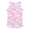 Stylish Cloudy Sky Tank Top with soft fabric, perfect for summer outfits at the gym or out and about.
