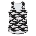 Stylish Cloudy Sky Tank Top featuring a soft fabric and versatile design, perfect for summer outfits or workouts.