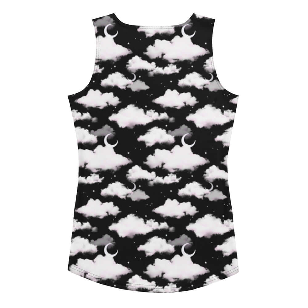 Stylish Cloudy Sky Tank Top features a soft fabric and versatile design, perfect for summer outings or workouts.