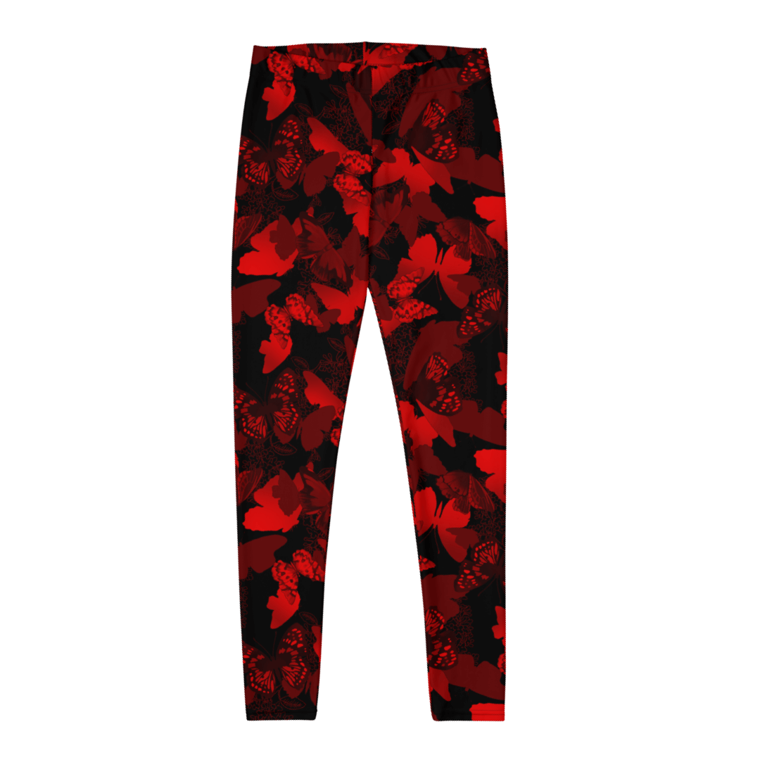 Colorful Butterfly Leggings featuring vibrant butterfly silhouettes, perfect for a stylish and unique outfit.