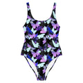 Colorful Butterfly One-Piece Swimsuit featuring vibrant butterfly silhouettes, perfect for all figures and summer fun.