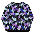 Colorful Butterfly Sweatshirt featuring vibrant butterfly silhouettes, perfect for unique style and comfort.