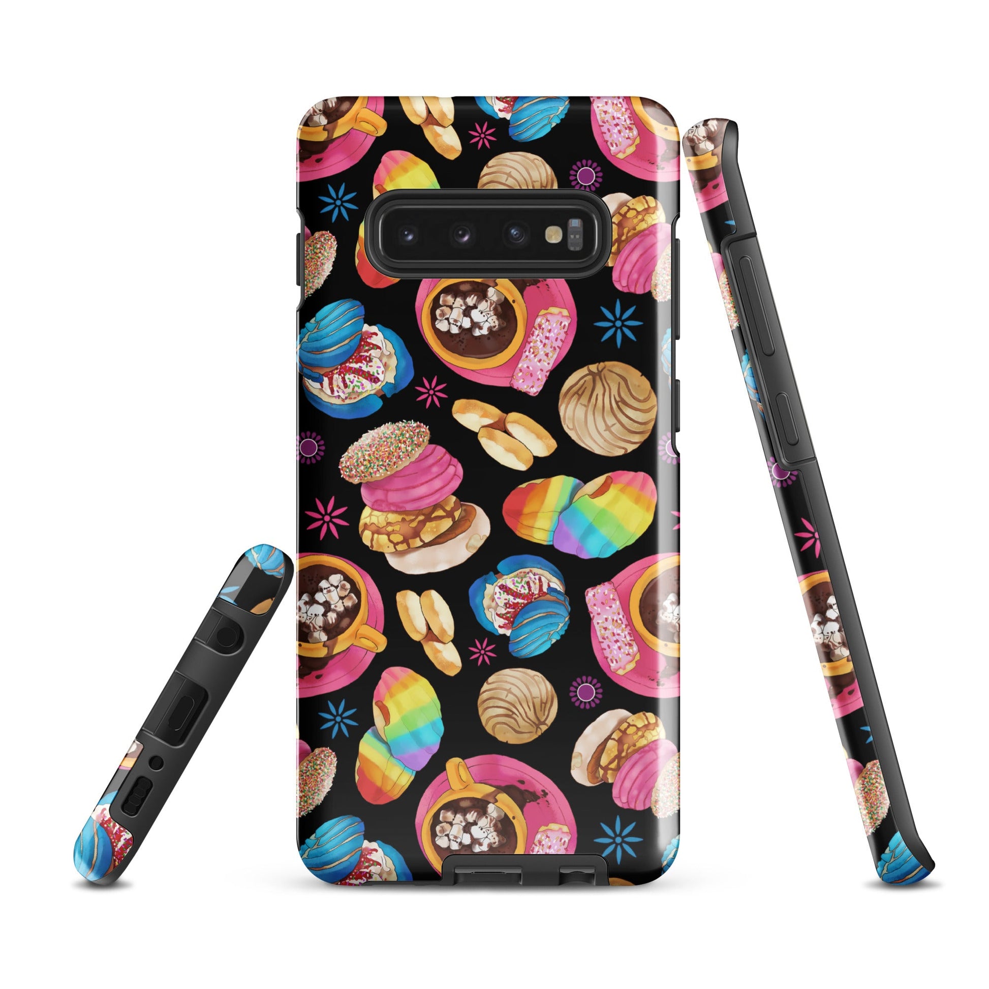 Colorful Pan Dulce Samsung® Tough Case features durable, impact-resistant design to protect your phone stylishly.