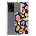 Colorful Pan Dulce Samsung® Clear Case features vibrant baked treats design, offering stylish protection for your phone.