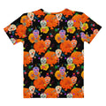 Vibrant Sugar Skull T-shirt featuring colorful designs, perfect for festivities and casual wear. Stylish and comfortable!