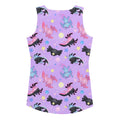 Colorful Axolotl Tank Top featuring playful axolotls, perfect for summer days and poolside fun.