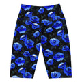 Soft and comfy Enchanted Rose Biker Shorts featuring a vibrant floral design, perfect for lounging or workouts.