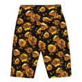 Stylish Enchanted Rose Biker Shorts featuring a vibrant floral pattern, perfect for workouts or lounging.