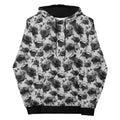 Stylish Enchanted Rose Hoodie featuring a vibrant floral print, perfect for a cozy and chic aesthetic.