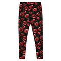 Stylish Enchanted Rose Leggings featuring elegant rose blossoms, perfect for workouts or outings.
