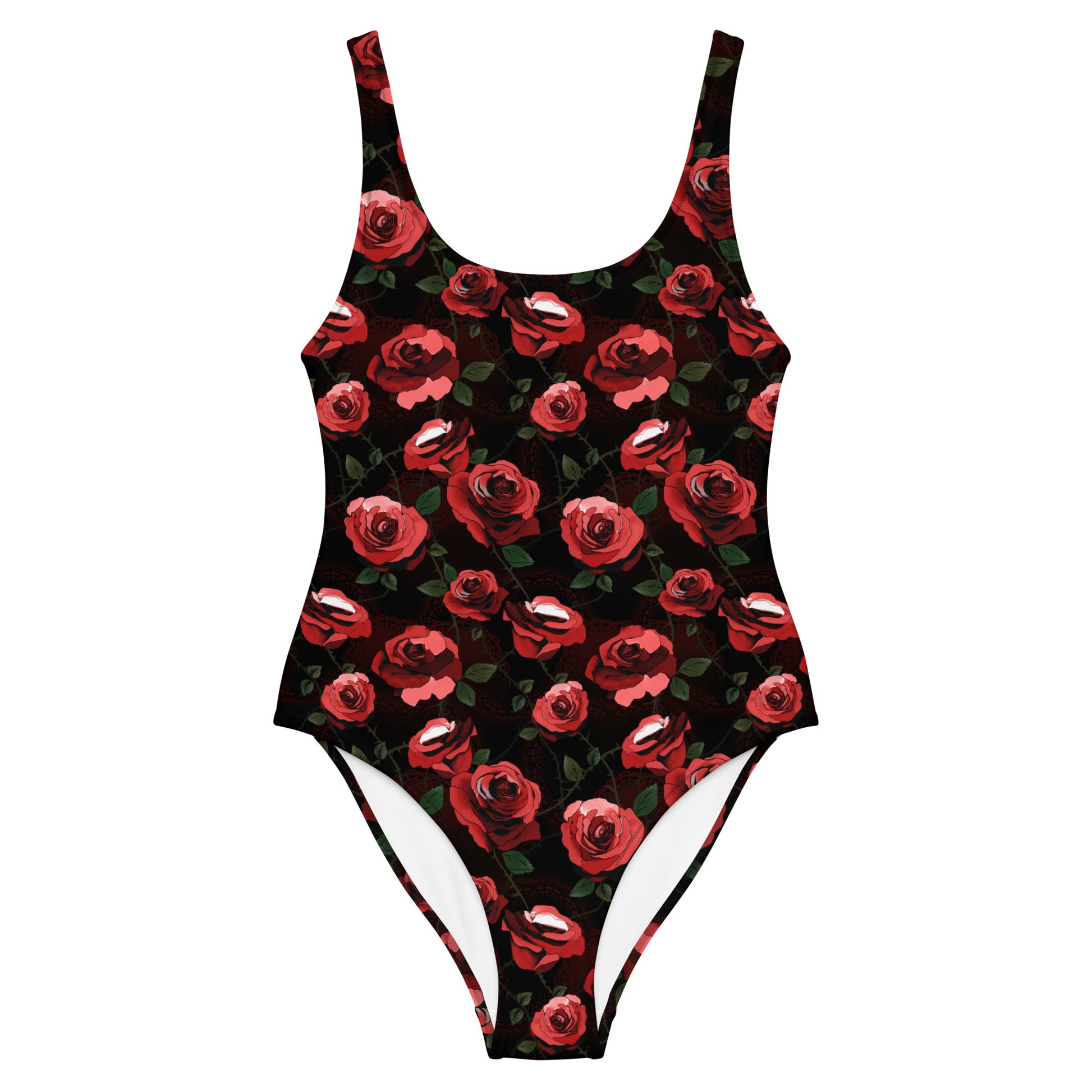 Flatter your figure at the beach in the Enchanted Rose One-Piece Swimsuit, perfect for summer fun and style.