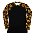 Stylish and protective, the Enchanted Rose Rash Guard features a floral design perfect for active lifestyles.