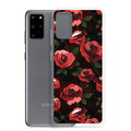 Sleek Enchanted Rose Samsung® Clear Case offers protection from scratches and dirt with a stylish floral design.