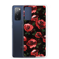 Stylish Enchanted Rose Samsung® Clear Case offers protection with a solid back and flexible sides for easy access.