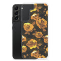 Sleek Enchanted Rose Samsung® Clear Case featuring a protective design with floral patterns and precise cutouts.