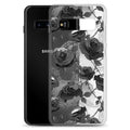 Sleek Enchanted Rose Samsung® Clear Case (Transparent) showcases a floral design while offering durable protection.