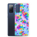 Sleek Enchanted Rose Samsung® Clear Case with vibrant rose design offers protection from scratches and dirt.