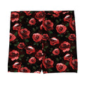 Soft and comfy Enchanted Rose Shorts featuring a vibrant floral design, perfect for lounging or active days.