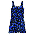 Chic and elegant, the Enchanted Rose Skater Dress features a flared skirt and vibrant rose print for any occasion.