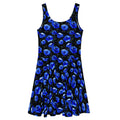 Chic and comfy, the Enchanted Rose Skater Dress features a flared skirt and vibrant floral design for any occasion.