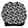 Stylish Enchanted Rose Sweatshirt featuring a floral design, perfect for any aesthetic. Ideal for cozy, fashionable looks.