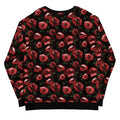 Stylish Enchanted Rose Sweatshirt featuring a vibrant rose pattern, perfect for any aesthetic. Ideal for cozy wear!