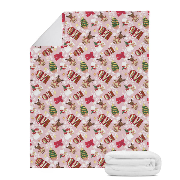 First Christmas Blanket (Pink) | Koibito Clothing.