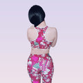 First Christmas Sports bra (Red) | Koibito Clothing.