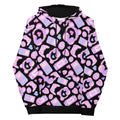 Trendy Gamer Girl Hoodie featuring pastel consoles and 8-bit hearts, perfect for stylish gamers everywhere.