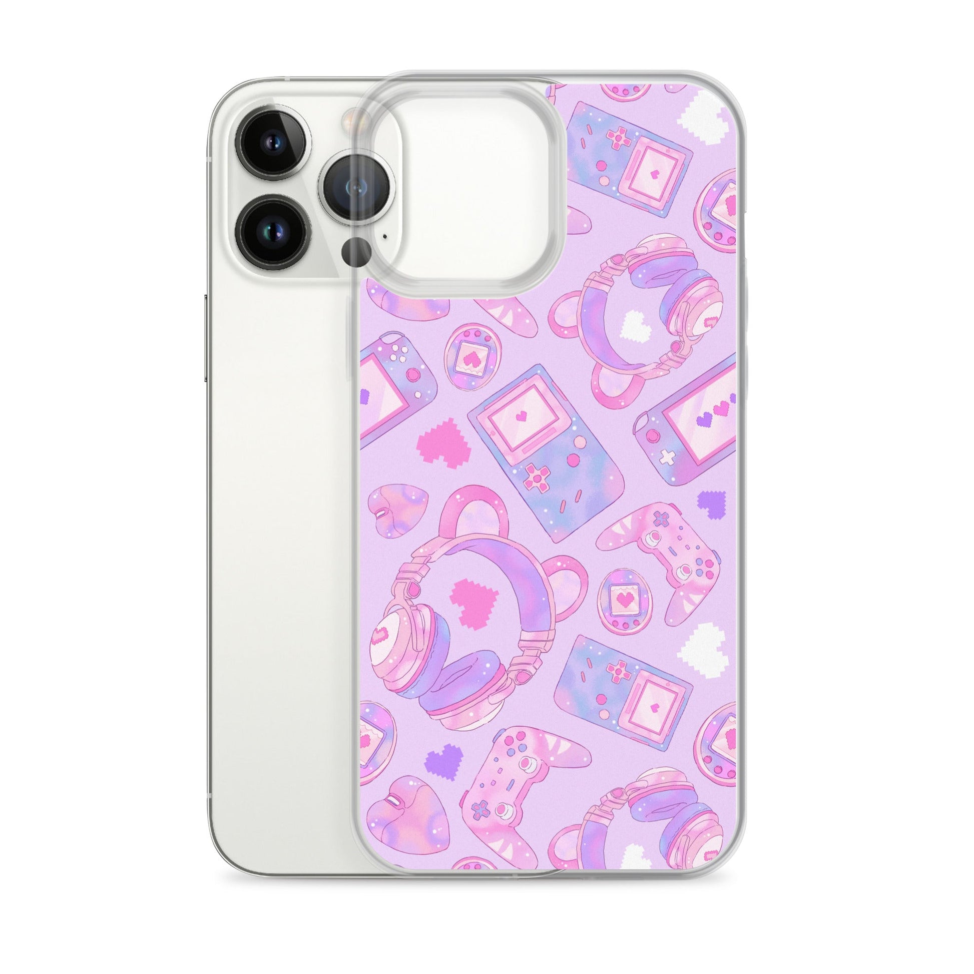 Protect your iPhone® in style with the Gamer Girl iPhone® Clear Case, designed for gamers and easy access to ports.