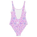 Show off your style in the Gamer Girl One-Piece Swimsuit, blending cute and tough for all figures. Perfect for summer!