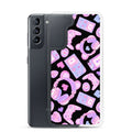 Gamer Girl Samsung® Clear Case featuring cute gaming designs, keeping your phone stylish and protected.