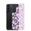 Colorful Gamer Girl Samsung® Clear Case featuring gaming-themed designs, perfect for protecting your device in style.