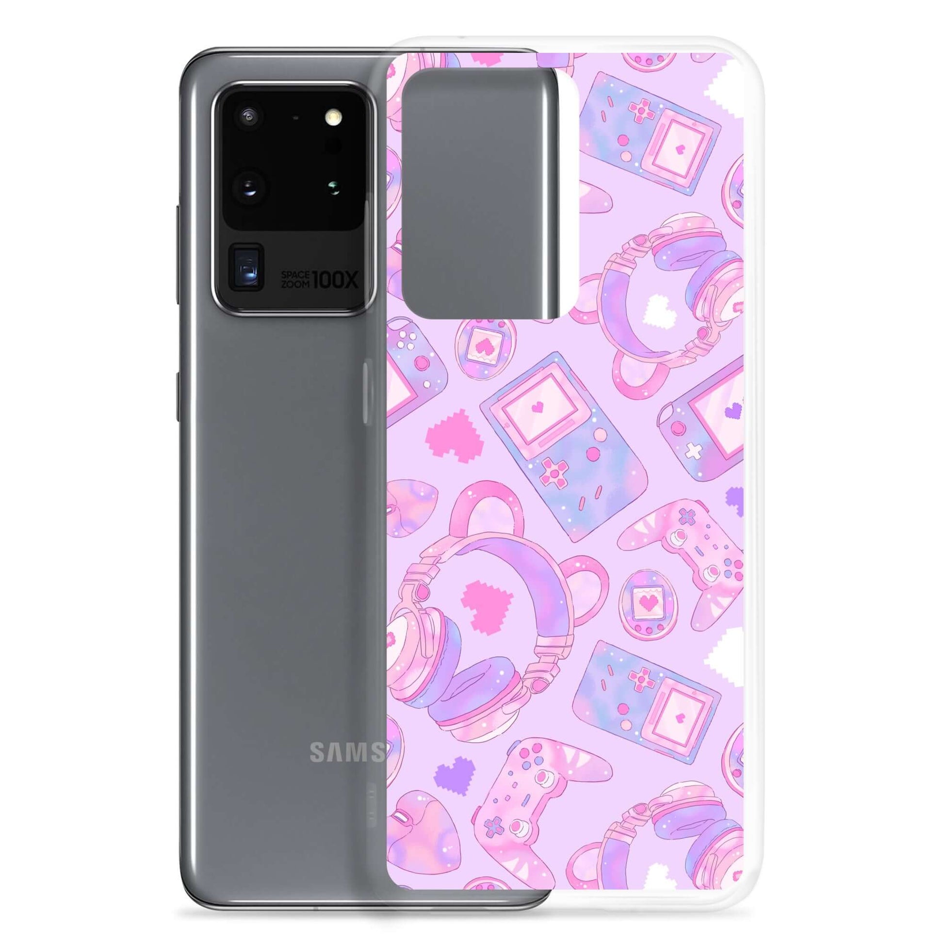 Protect your phone with the stylish Gamer Girl Samsung® Clear Case, featuring cute gaming designs and durable protection.