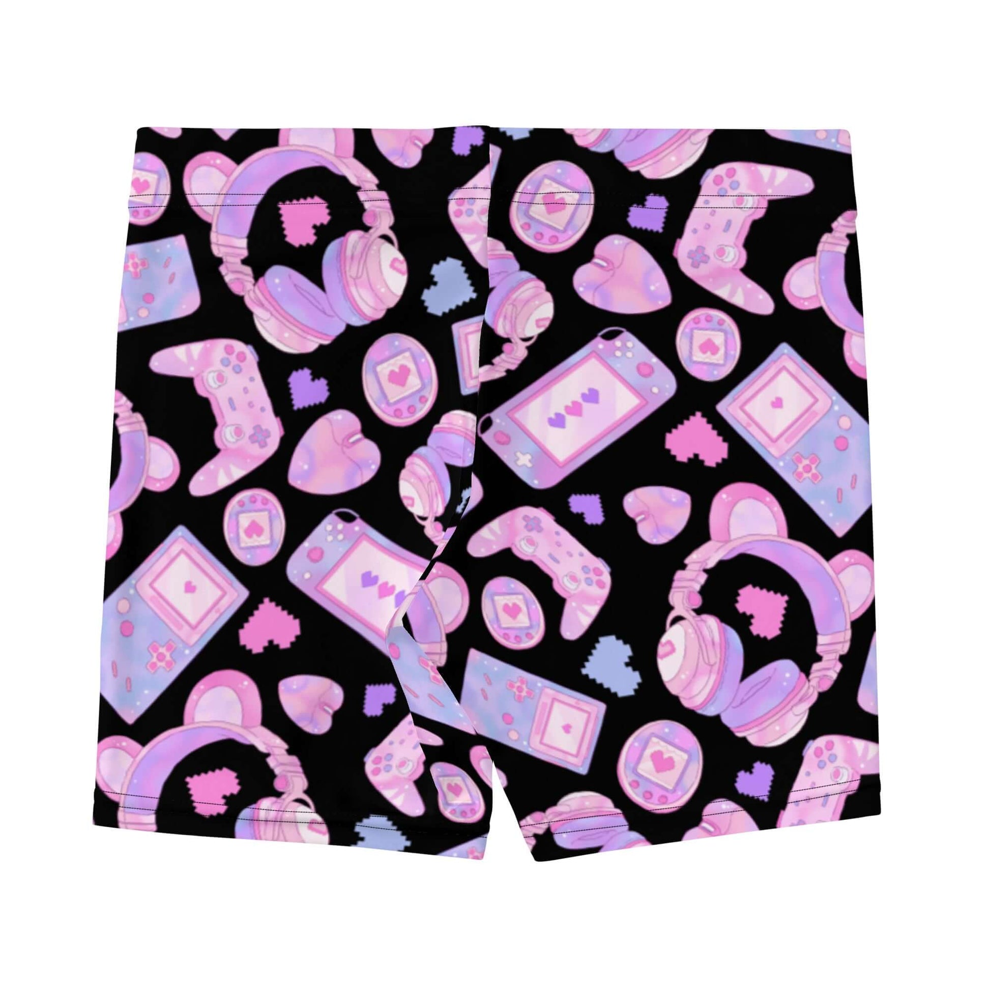 Gamer Girl Shorts featuring a vibrant gaming design, perfect for lounging or workouts in stylish comfort.