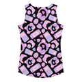 Gamer Girl Tank Top featuring a fun gaming pattern, perfect for workouts and showing off your nerdy style.