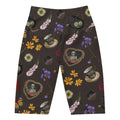 Stylish Gothic Tea Time Biker Shorts featuring a unique floral and skull design for comfort and flair. Perfect for any occasion.