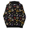 Gothic Tea Time Hoodie features a vibrant, dark print perfect for unique tea time gatherings. Ideal for any occasion!